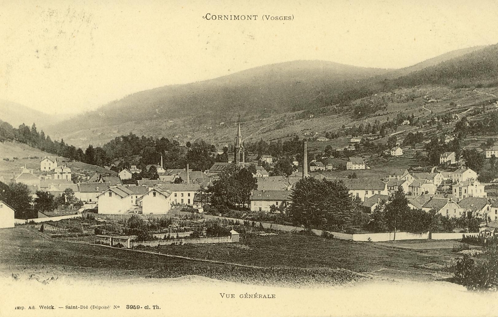 Cornimont/Cornimont. Vue générale (vers Xoulces)
